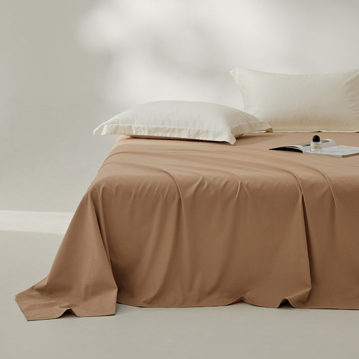 Cotton bed sheet, 100s long staple, single