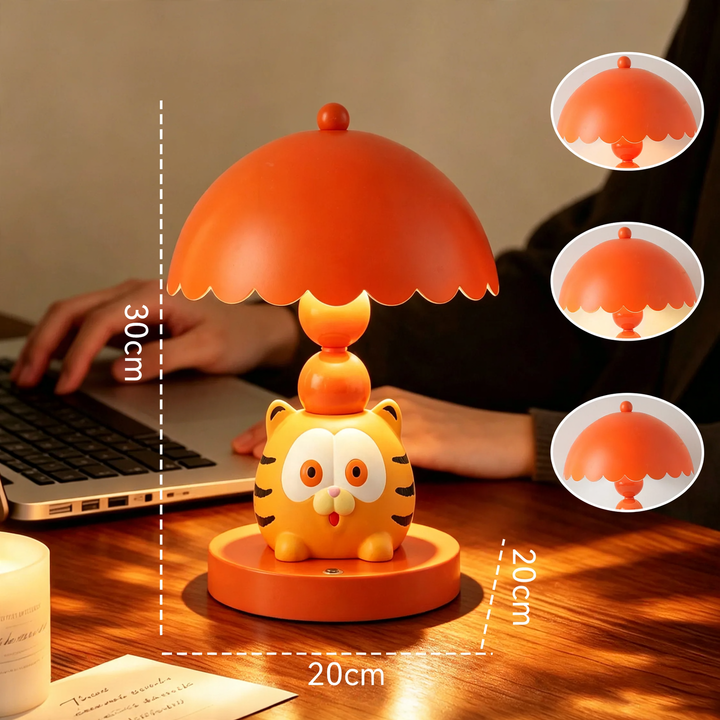Garfield table lamp with color change