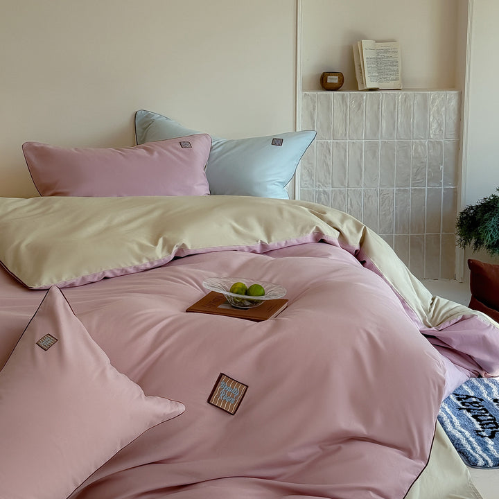 Cotton bedding set, brushed, Ins style