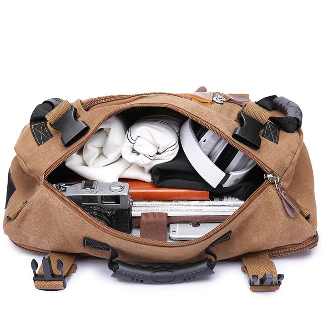 BowLift | Men Canvas Multifunctional Travel Backpack