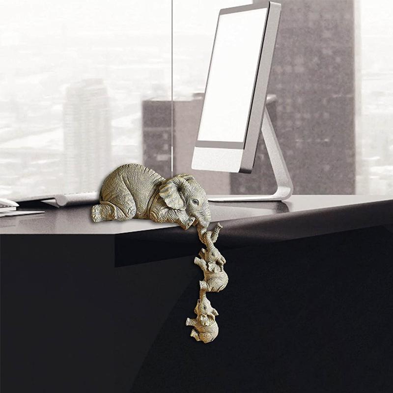 BowLift | Elephant sitter hand-painted figures