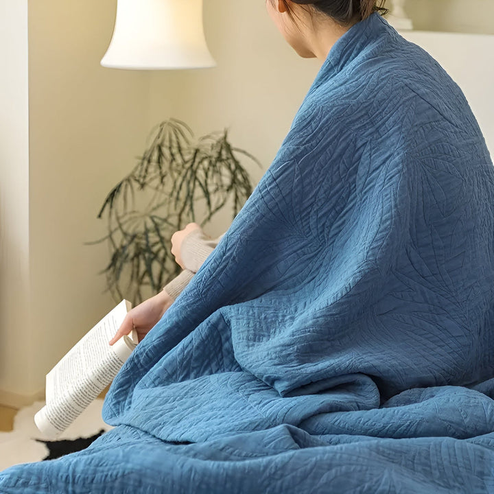 BowLift | Soft Leaf Cotton Blanket