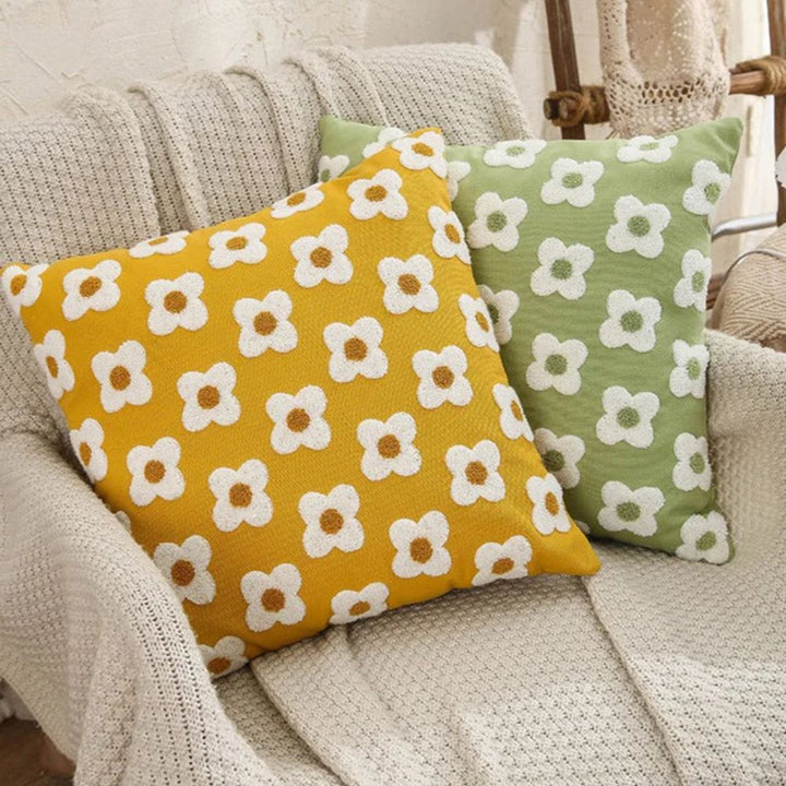 BowLift | Lustrous Floral Embroidered Cushion Cover