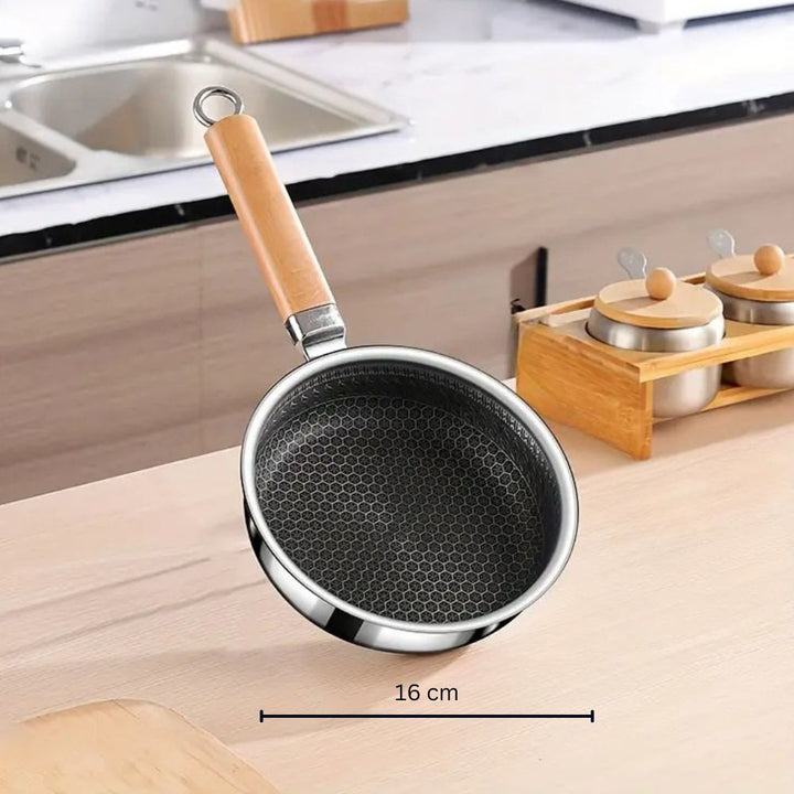 BowLift | Nature Grip Stainless Steel Pan