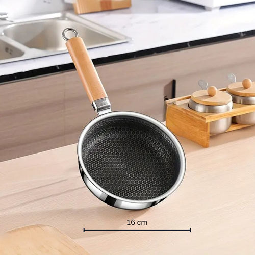 BowLift | Nature Grip Stainless Steel Pan