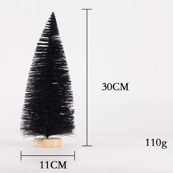 Mini Christmas tree made of pine needles, various colors