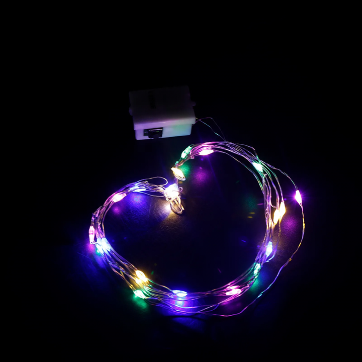 LED string lights with stars for parties and decoration