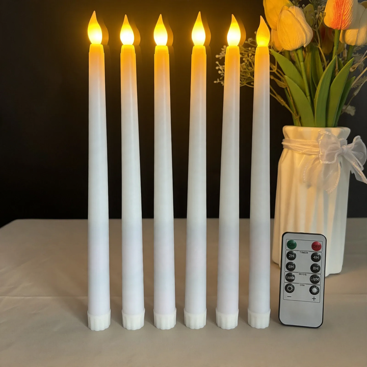 Electronic taper candle with remote control