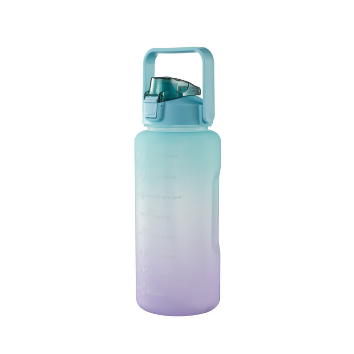 Sports bottle with time scale, 2000 ml, PC