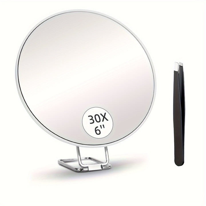 BowLift | Magnifying Makeup Mirror - 20X/10X Magnification, Suction Cup, Portable