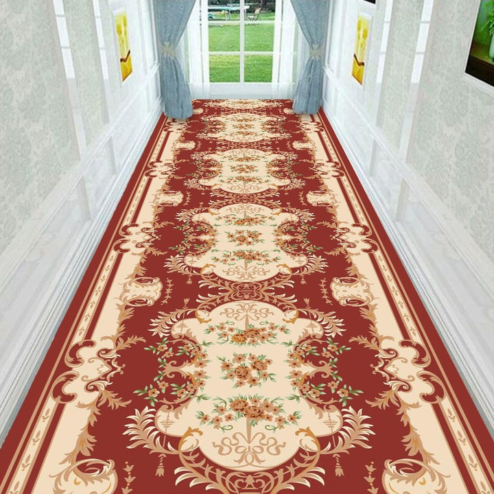 Vintage Floral Design Runner Mat Bowlift