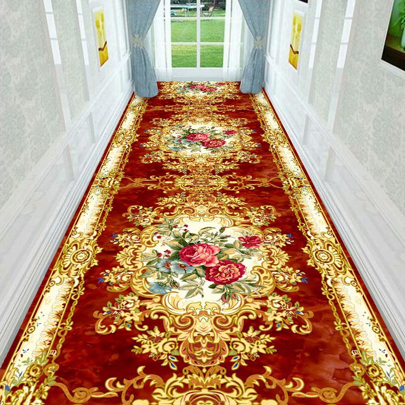 Vintage Floral Design Runner Mat Bowlift