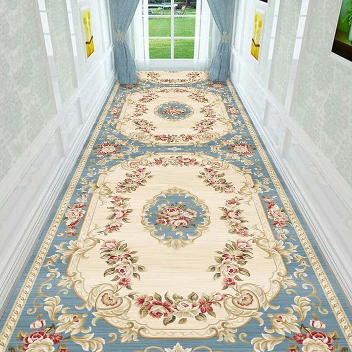 Vintage Floral Design Runner Mat Bowlift