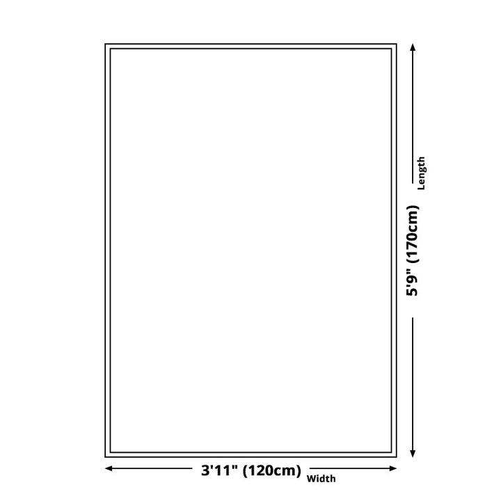 BowLift | Black and White Abstract Carpet Polyester Scandinavian Rug Pet Friendly Washable Area Rug for Living Room