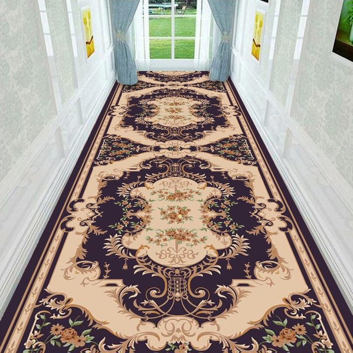 Vintage Floral Design Runner Mat Bowlift