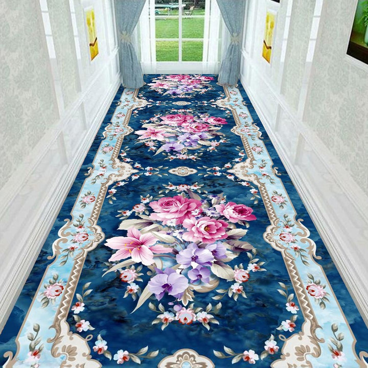 Vintage Floral Design Runner Mat Bowlift