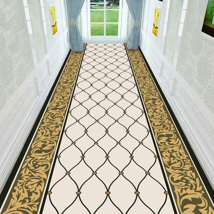 Vintage Floral Design Runner Mat Bowlift