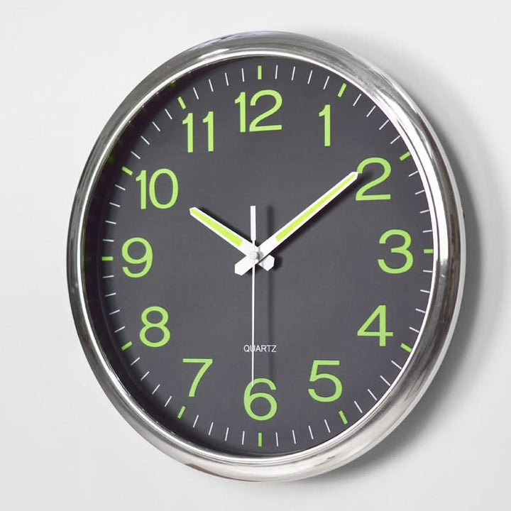 BowLift | Silent LED Wall Clock 12" for Classroom