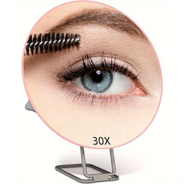BowLift | Magnifying Makeup Mirror - 20X/10X Magnification, Suction Cup, Portable