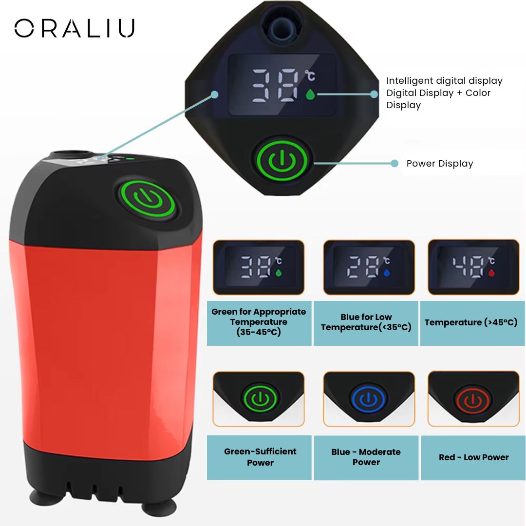 BowLift | Portable Camping Shower with Pump – USB Rechargeable, 4400mAh Battery, Compact & Easy Setup