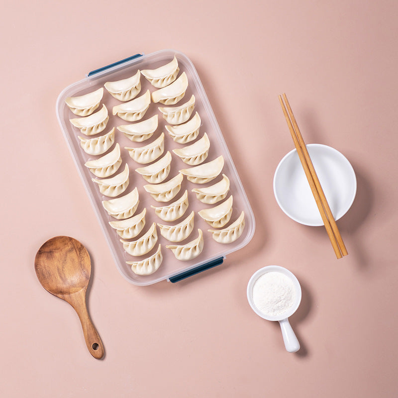 Plastic Storage Box with Handles and Transparent Design
