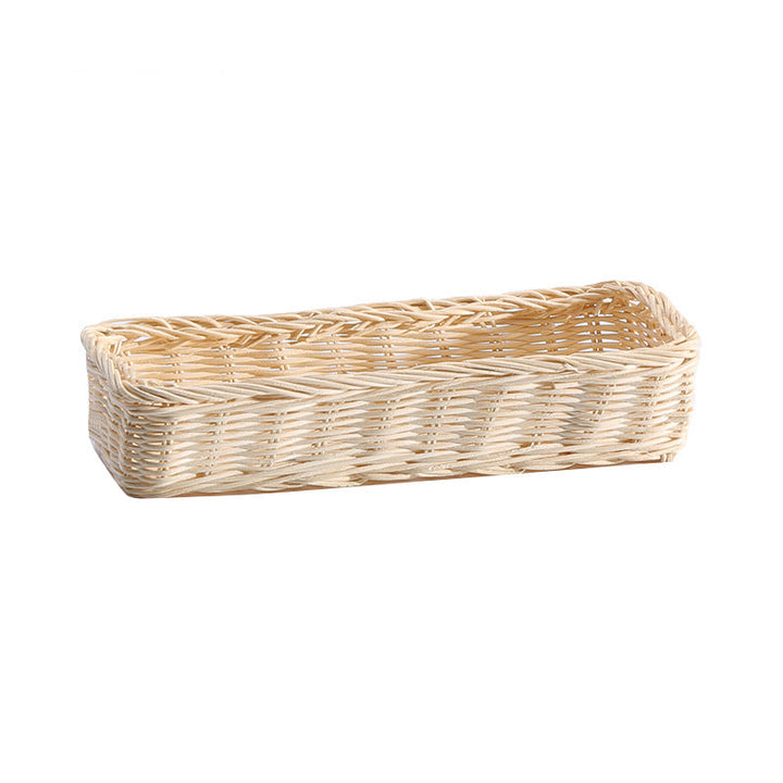 Rectangular Woven Storage Basket Bowlift