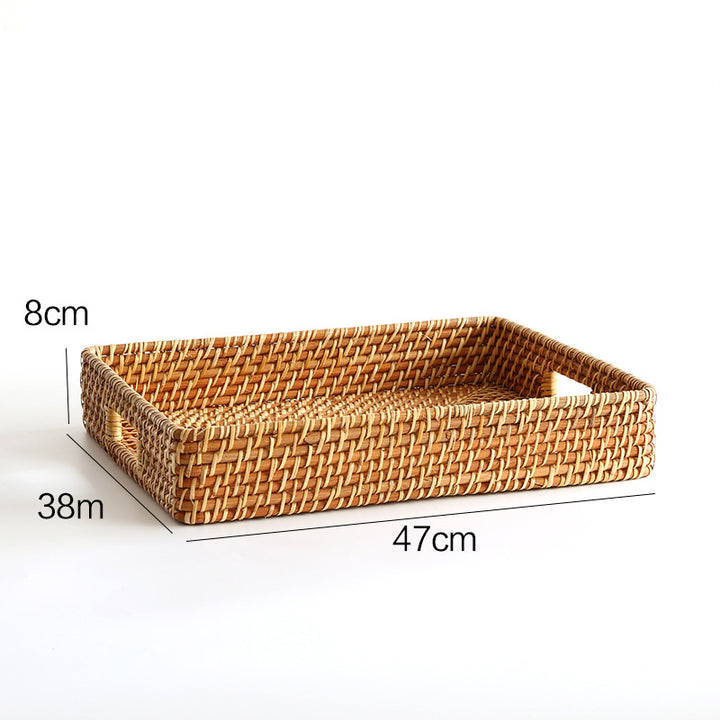 Natural Woven Serving Tray Bowlift