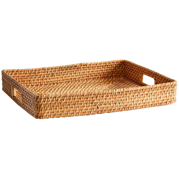 Natural Woven Serving Tray Bowlift