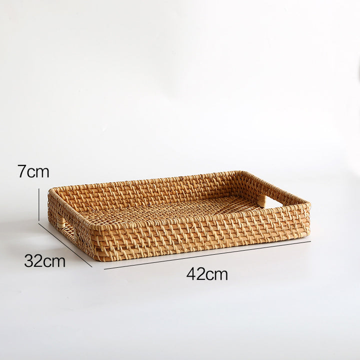 Natural Woven Serving Tray Bowlift