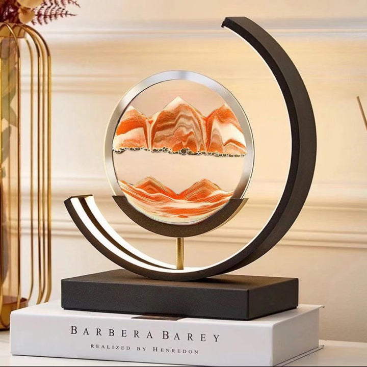 Landscape quicksand painting ornaments creative hourglass home decorations