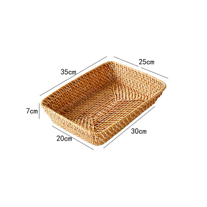Decorative Woven Laundry Basket Bowlift