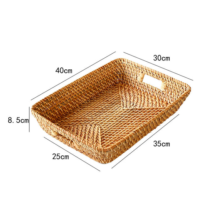 Decorative Woven Laundry Basket Bowlift
