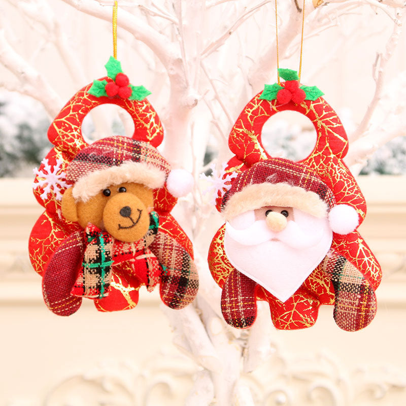 Plush Santa Character Hanging Ornament Bowlift