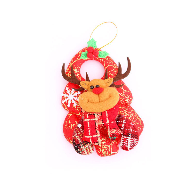 Plush Santa Character Hanging Ornament Bowlift