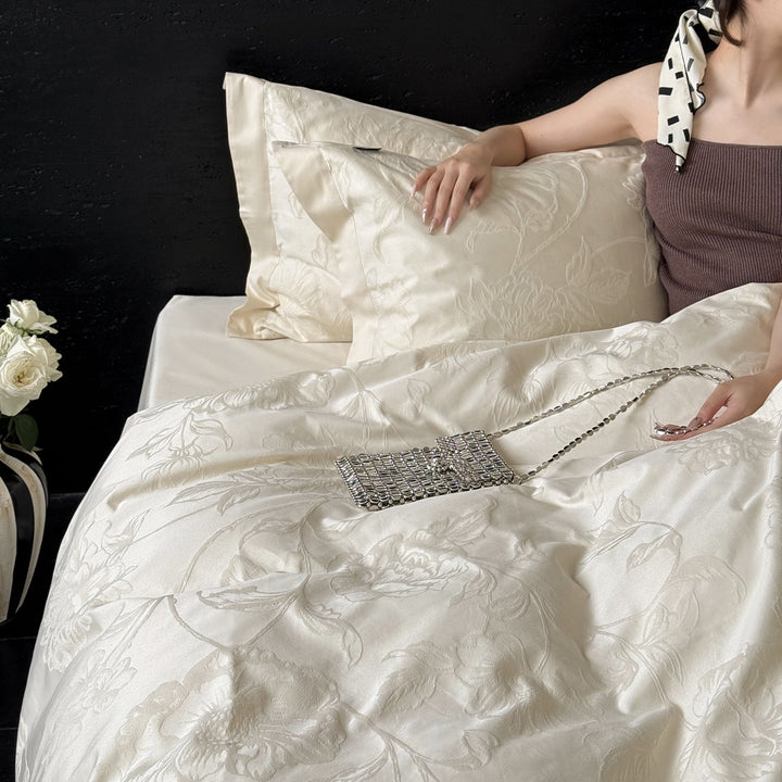 Long-staple cotton bedding set, 4-piece