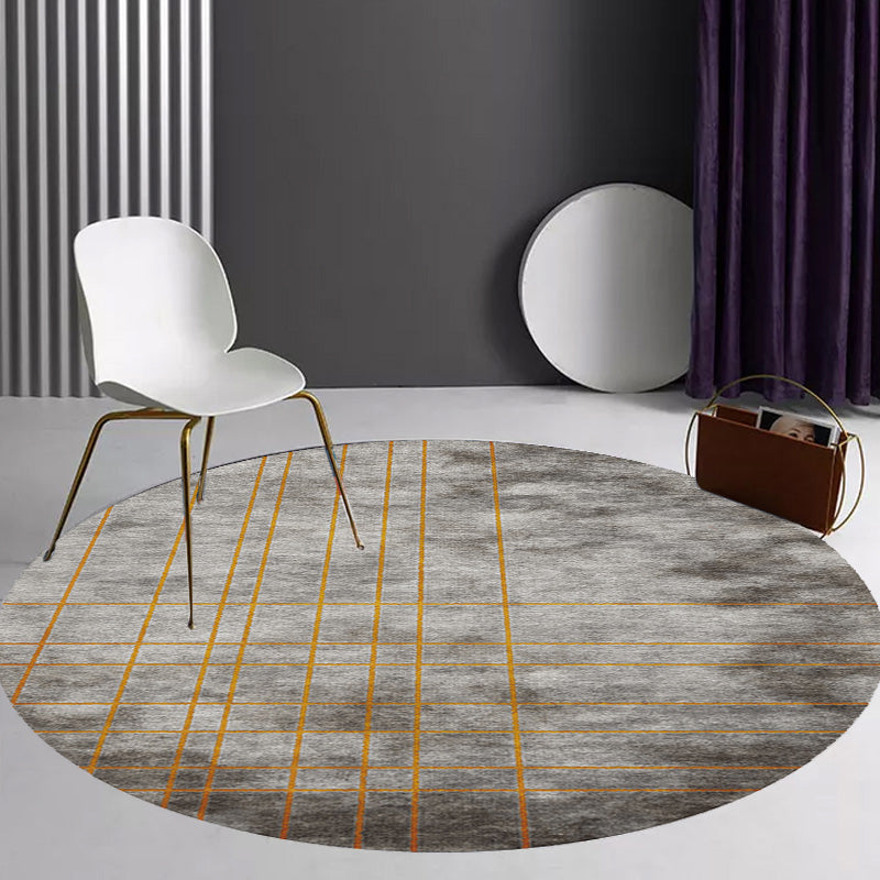 BowLift | Colorful checkered rug Polyester Modern rug Washable Non-slip Pet-friendly area rug for the living room