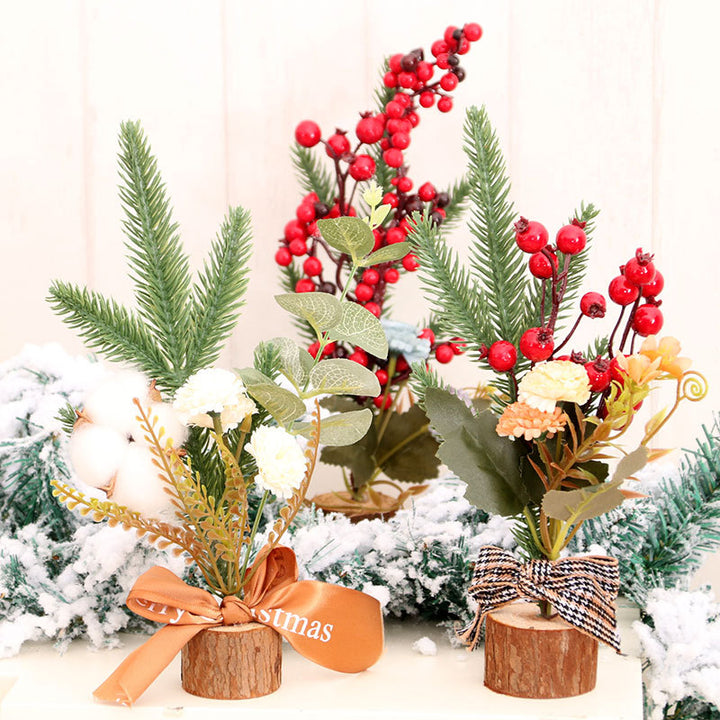Decorative Miniature Holiday Centerpiece Bowlift