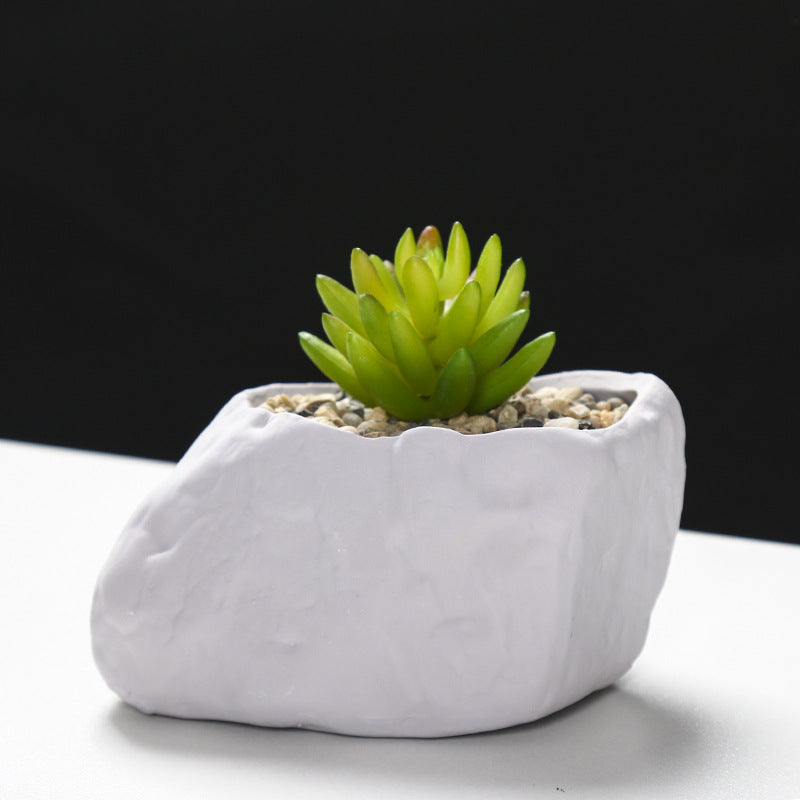 Creative Stone-Shaped Succulent Planter Bowlift