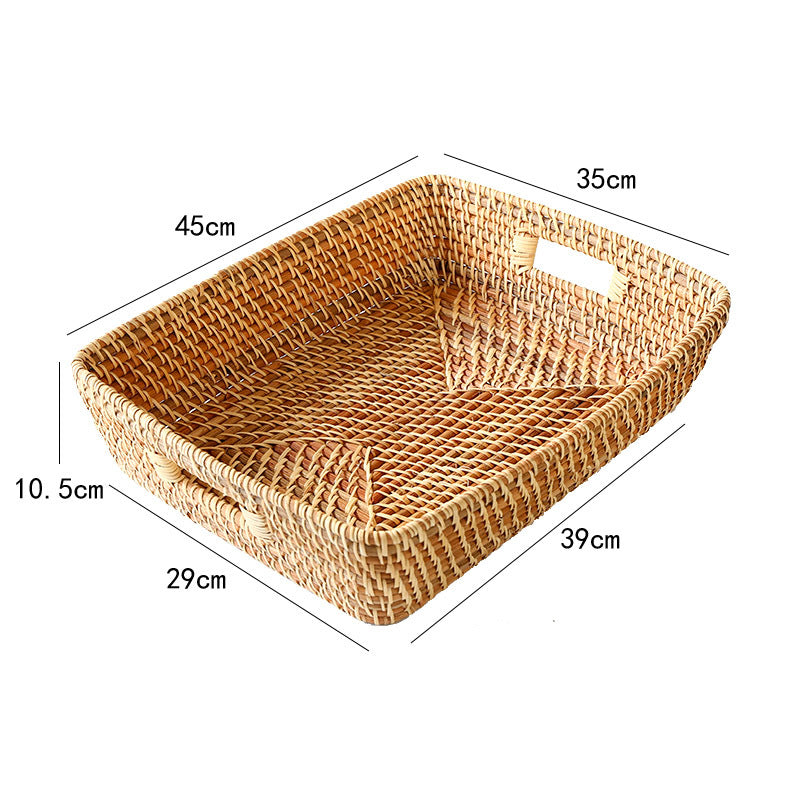 Decorative Woven Laundry Basket Bowlift