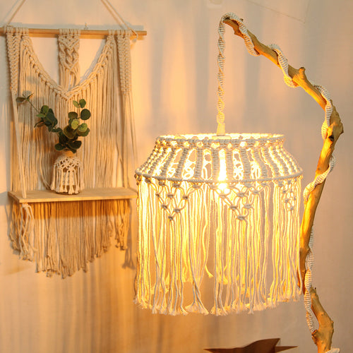 Macramé Hanging Light Shade Bowlift