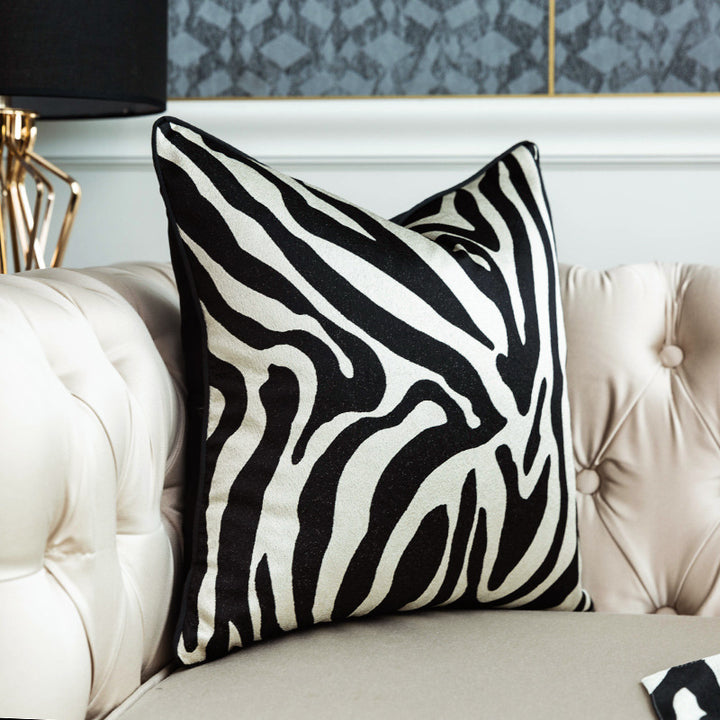 Geometric Patterned Throw Pillow