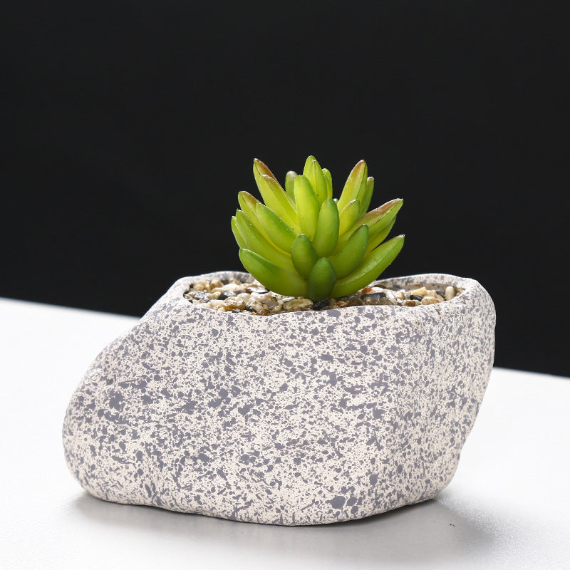 Creative Stone-Shaped Succulent Planter Bowlift