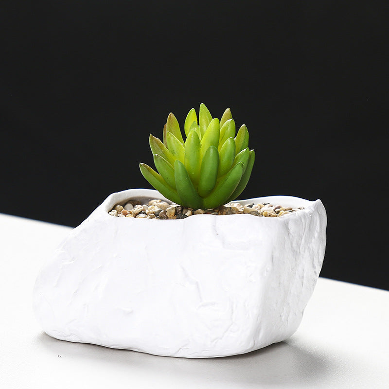 Creative Stone-Shaped Succulent Planter Bowlift