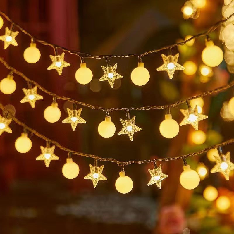 LED string lights for atmospheric decoration