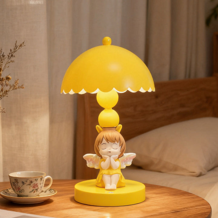 Angel table lamp, bedside lamp, 3-level dimmable