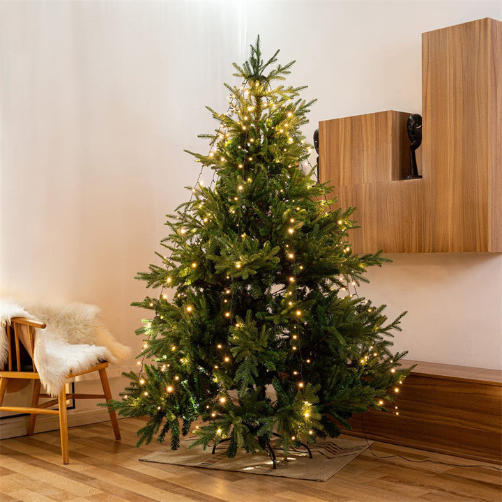 LED Christmas Tree String Lights with Star