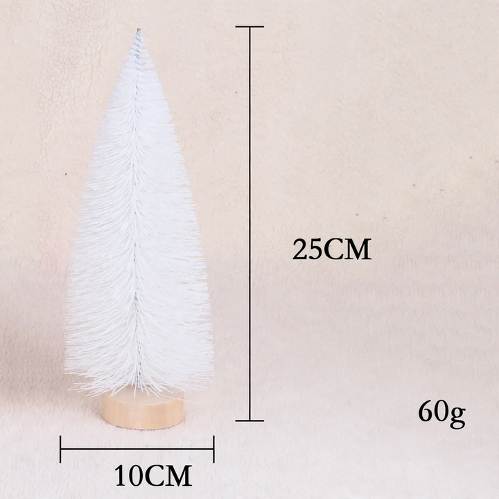Mini Christmas tree made of pine needles, various colors