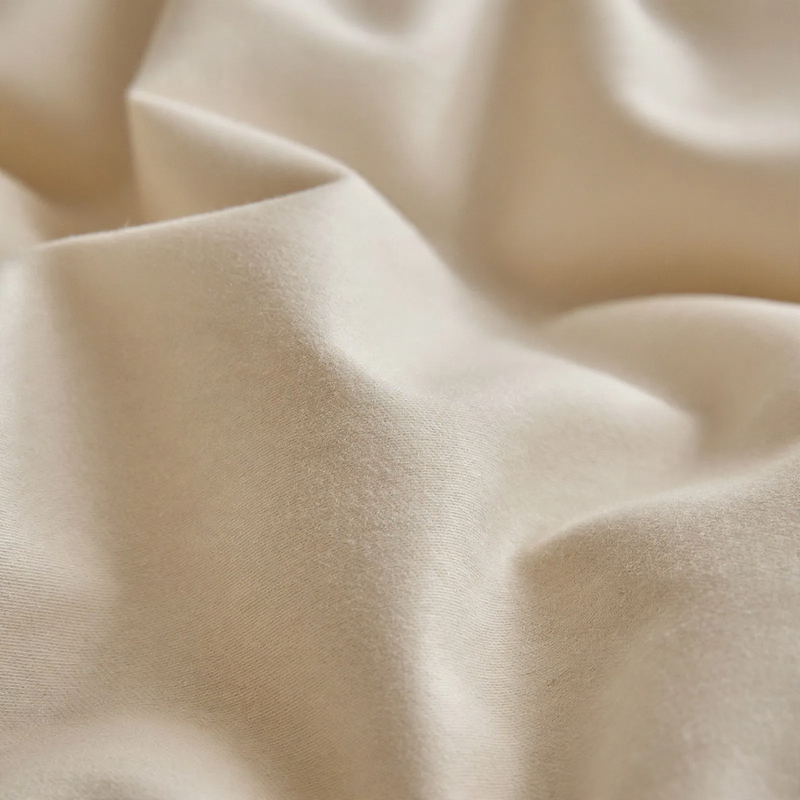 4-piece bedding set, 100s cotton, brushed, solid color
