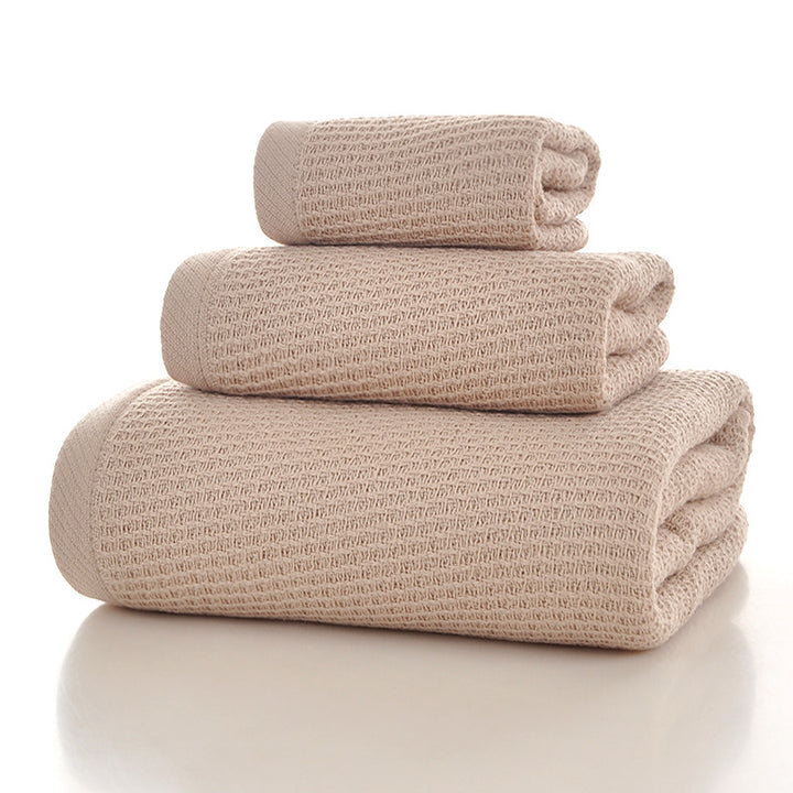 Cotton towel set, 3-piece