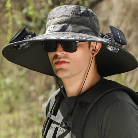 BowLift | Ultimate Outdoor Sun Hat with Rechargeable LED and Wide Brim